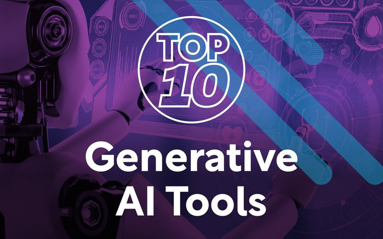 top 10 generative ai tools 2025