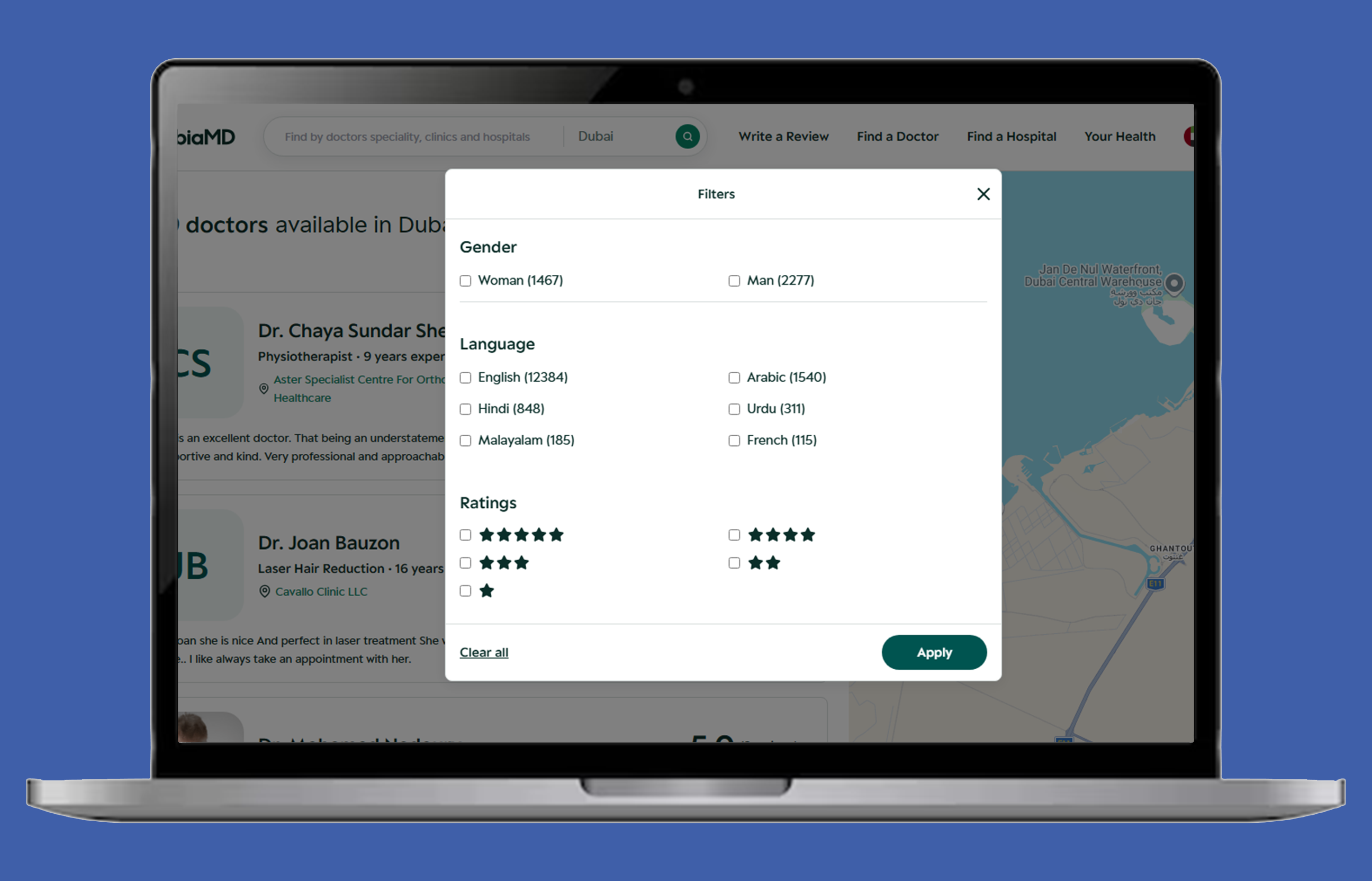 Doctor Finder - Detailed Profile View