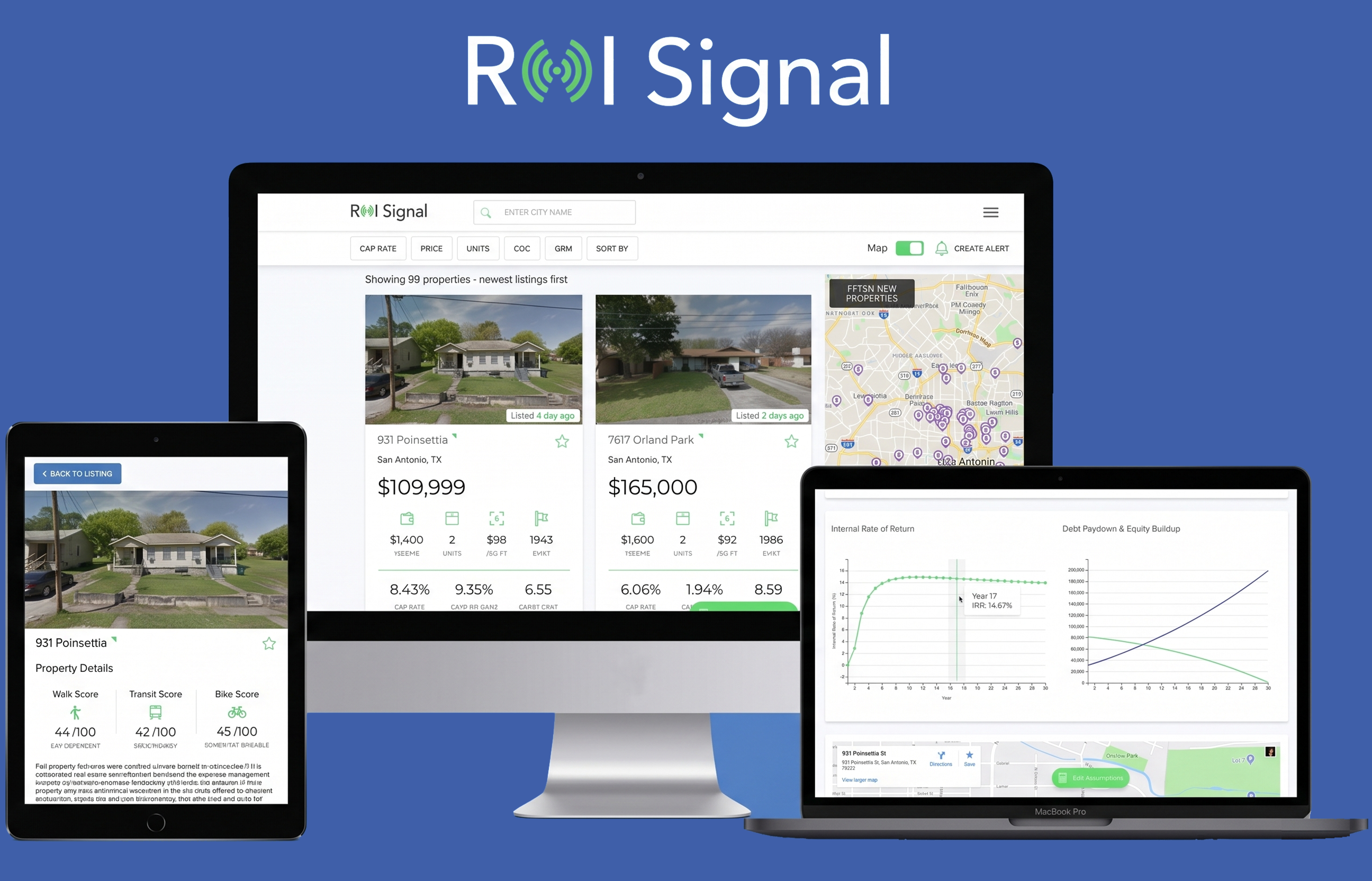 Real Estate Investment Product Mockup