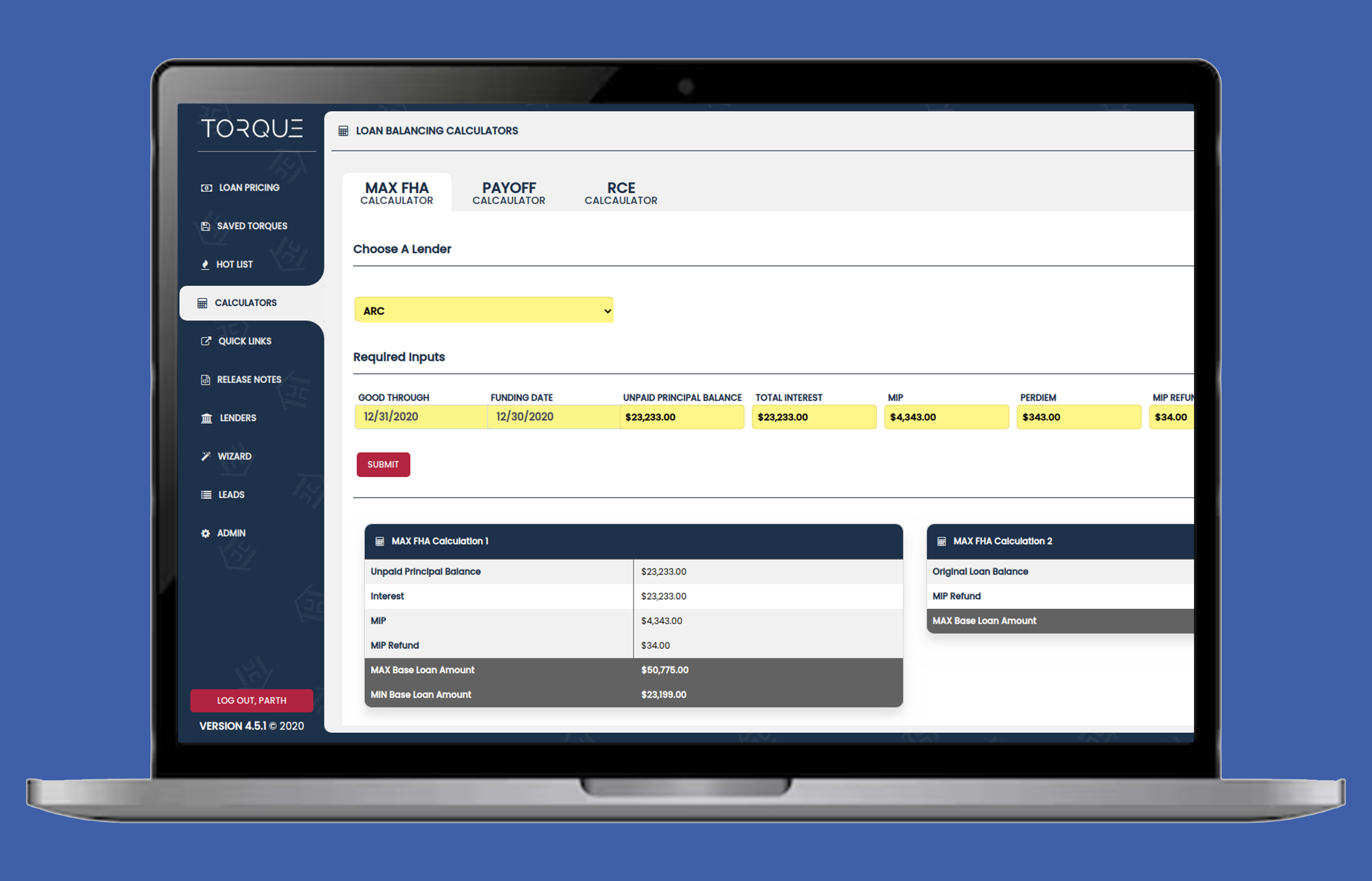 Loan CRM - Loan Calculator