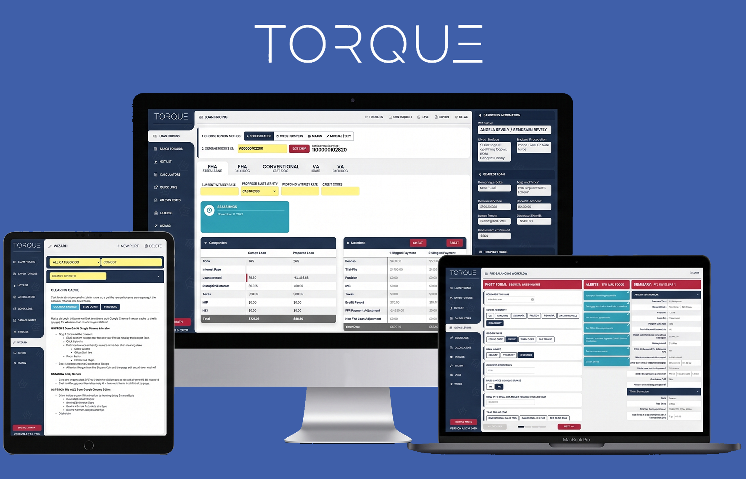 Loan CRM Platform Mockup