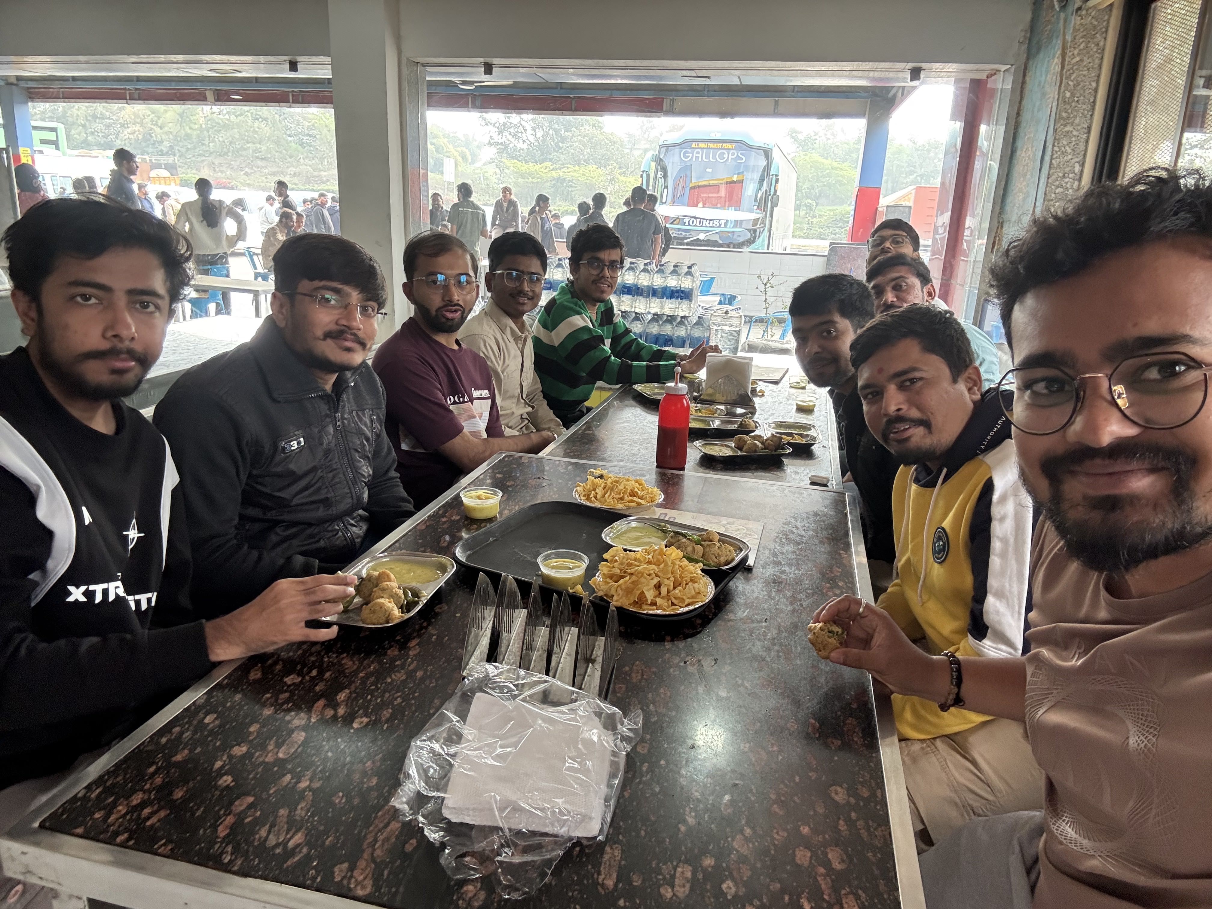 Team celebrating at AIM Technolabs