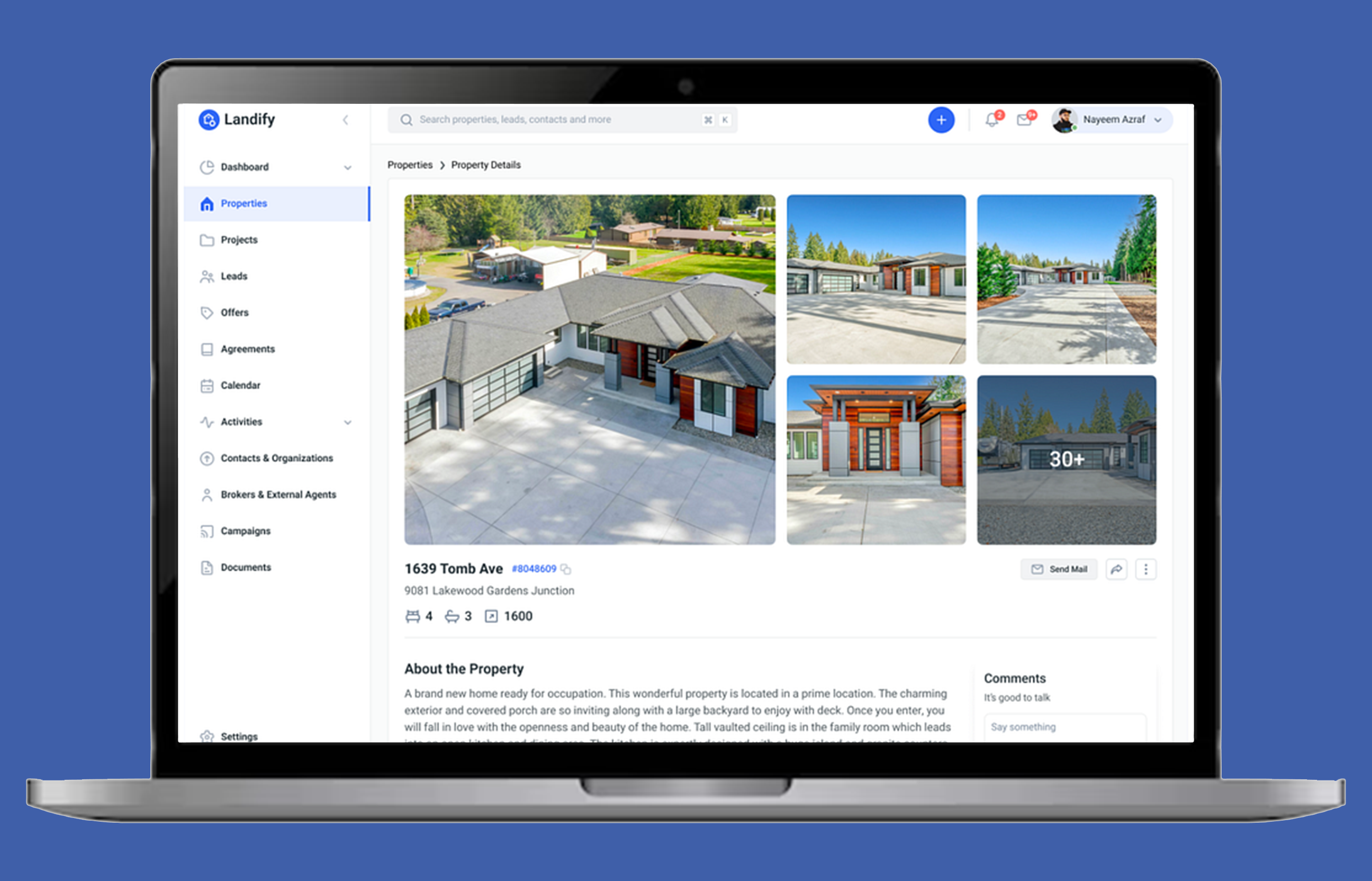 Real Estate CRM - Virtual Tour