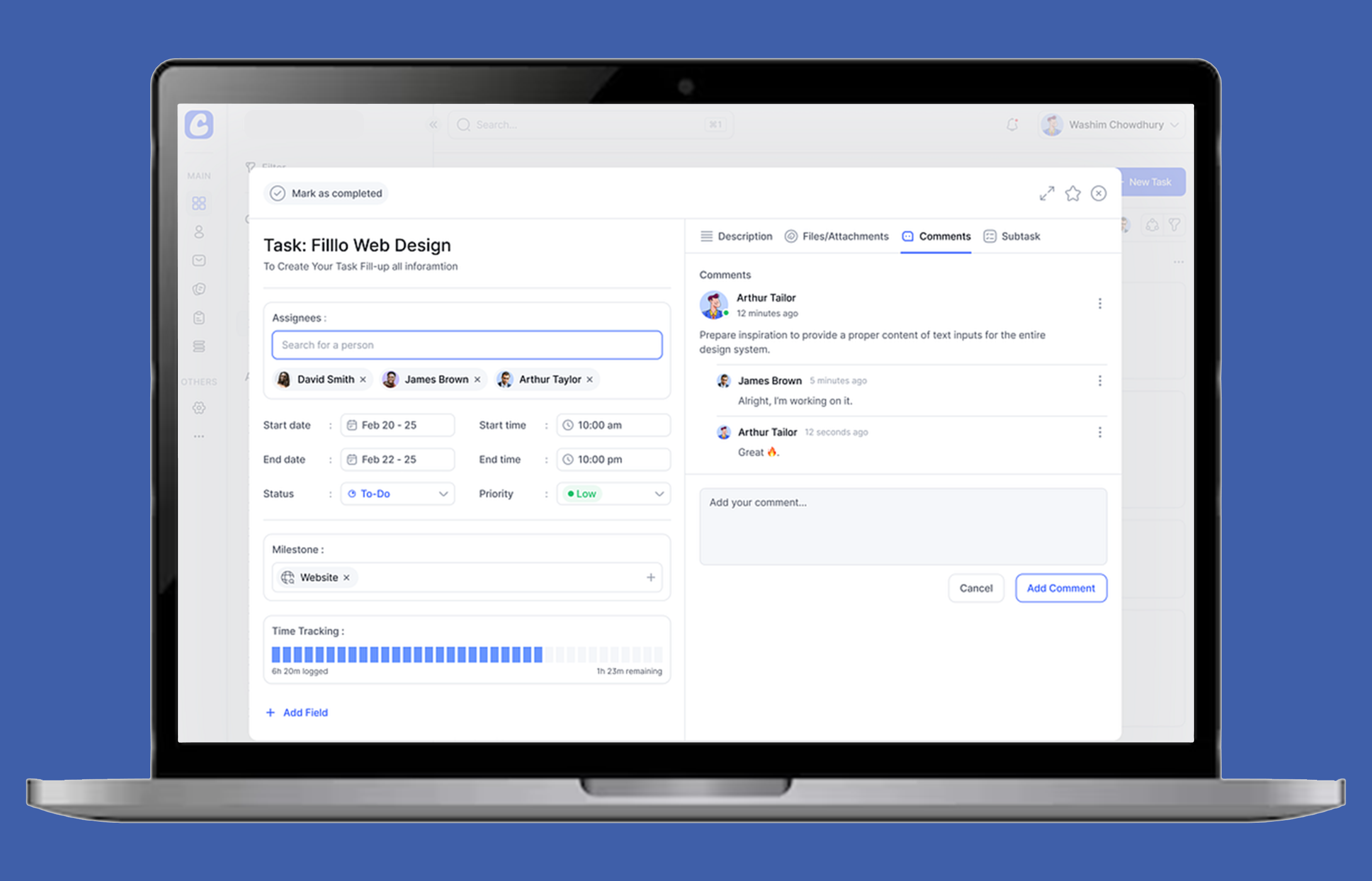 Task Tracking