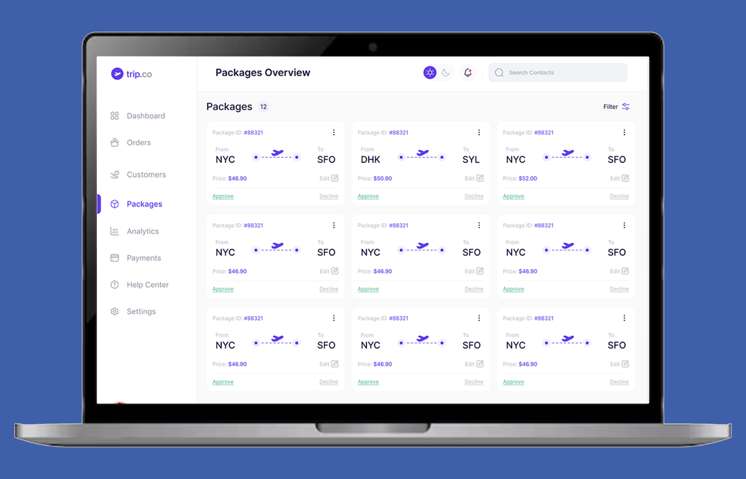 Tour Management System - Tracking